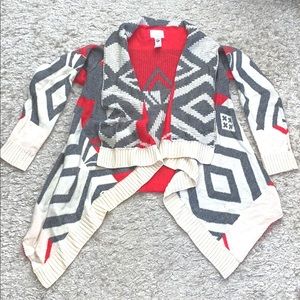 💗Forever 21 Pink/Gray Cardigan - Size L